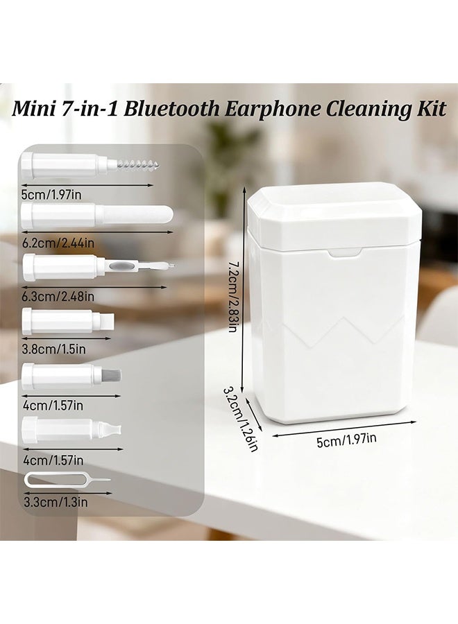 4 Pairs Replacement Ear Tips for AirPods Pro 2nd/1st Generation；Multi-Function Cleaning Kit for AirPod & iPhone – Port, Cable & Speaker Repair Tool for Lightning, Type-C, and Charging Connectors, Portable Cleaning Toolbox - Image 2