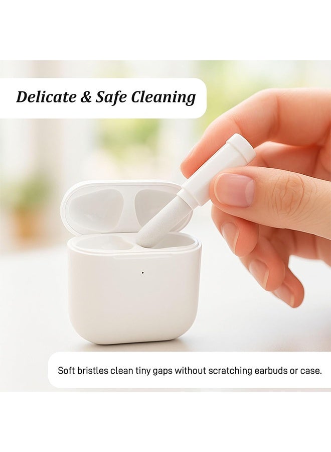 4 Pairs Replacement Ear Tips for AirPods Pro 2nd/1st Generation；Multi-Function Cleaning Kit for AirPod & iPhone – Port, Cable & Speaker Repair Tool for Lightning, Type-C, and Charging Connectors, Portable Cleaning Toolbox - Image 3