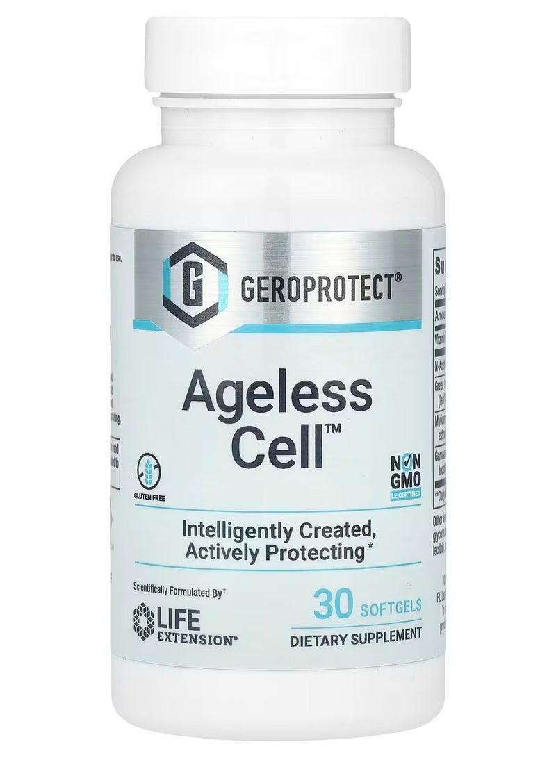 لايف إكستنشن Life Extension, GEROPROTECT, Ageless Cell، 30 كبسولة هلامية - Image 1