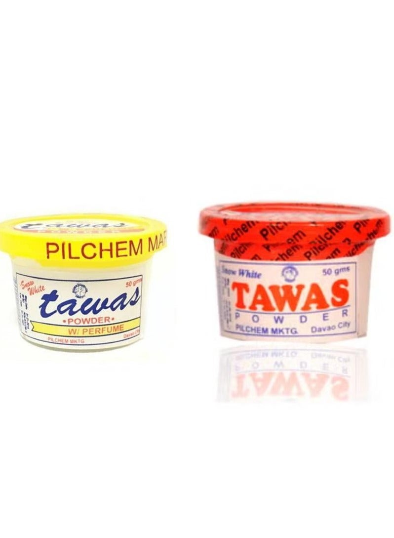 Snow White Snow White Tawas Deodorant Powder Two Piece 50g‏ - Image 1