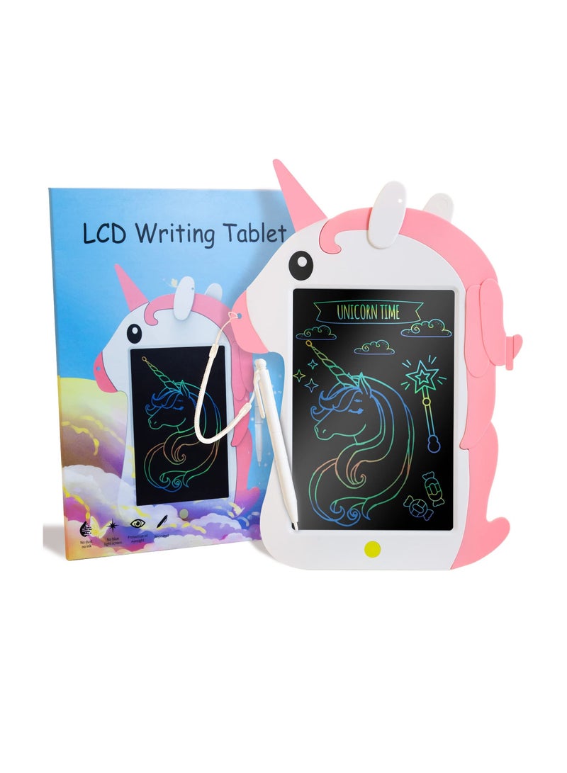 SYOSI Unicorn LCD Writing Tablet for Kids 8.5 Inch Doodle Scribbler Pad with Stylus,Painting Board, Magic Board, Birthday Gifts, Drawing Board Educational Toys for 3+ Years Old - Image 1