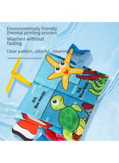 Generic Baby Early Education Jolly Tail 3d Rich Book Quiet Baby Toy Diy Fabric Book Quiet Play Toy-Color: Dinosaur World (6 Pages And 12 Sides Contain A Sound Paper BB Device)  - Image 5