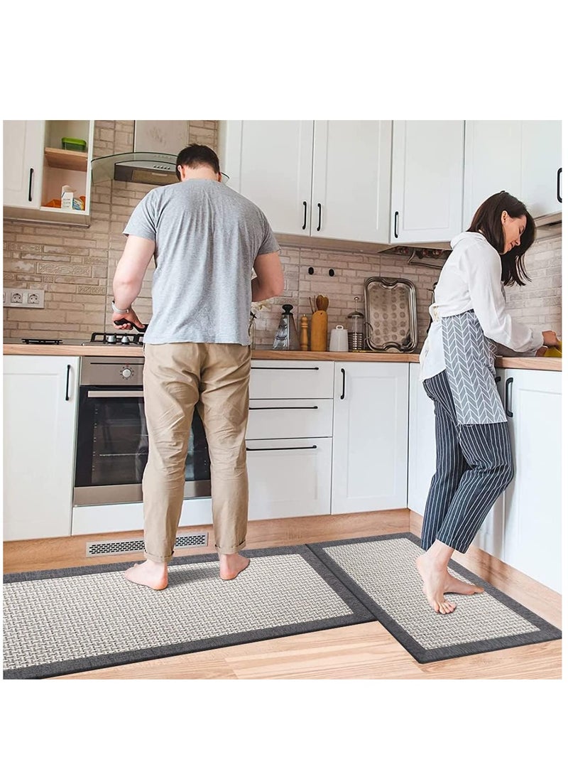 Arabest - Kitchen Floor Mats, Kitchen Floor Rugs for in Front of Sink, Kitchen Rugs Set, Non Skid Washable for Floor, Countertop, Indoor - Image 1