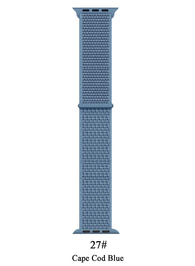 Nylon Sport Band for Apple Watch 45mm,Soft Replacement Strap for iWatch Series 7 - Image 2