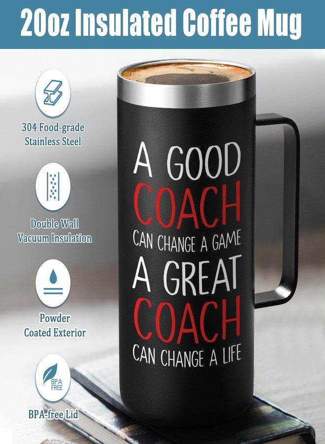 Lifecapido Coach Gifts, 20oz Insulated Coffee Mug, Football Soccer Softball Cheer Basketball Volleyball Coach Appreciation Gifts for Birthday Christmas - Image 3