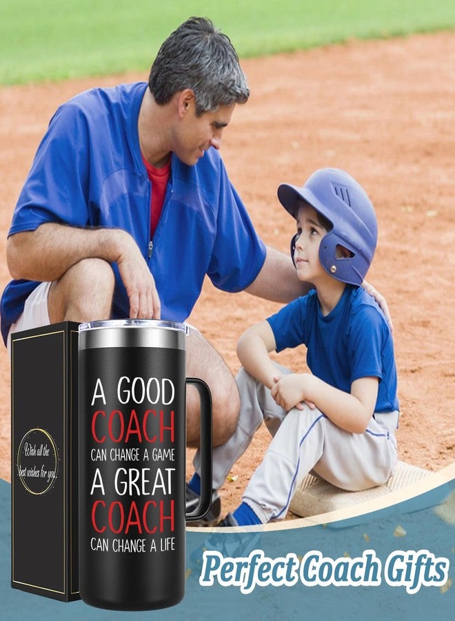 Lifecapido Coach Gifts, 20oz Insulated Coffee Mug, Football Soccer Softball Cheer Basketball Volleyball Coach Appreciation Gifts for Birthday Christmas - Image 2