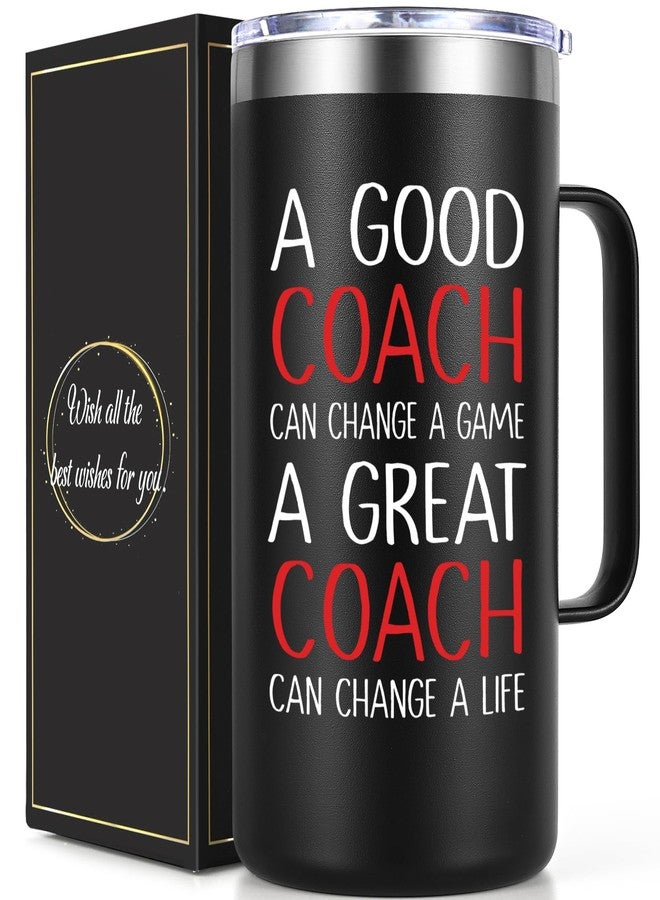 Lifecapido Coach Gifts, 20oz Insulated Coffee Mug, Football Soccer Softball Cheer Basketball Volleyball Coach Appreciation Gifts for Birthday Christmas - Image 1
