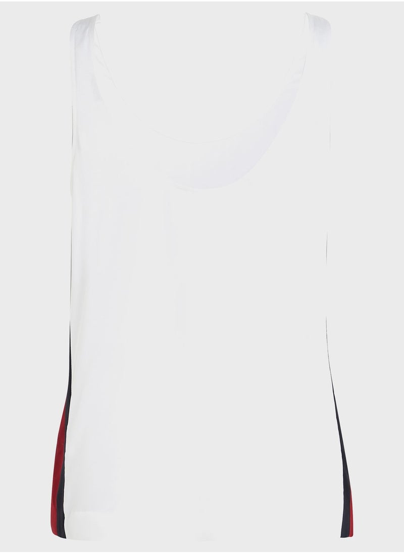 TOMMY HILFIGER - Scoop Neck Tank Top - Image 1
