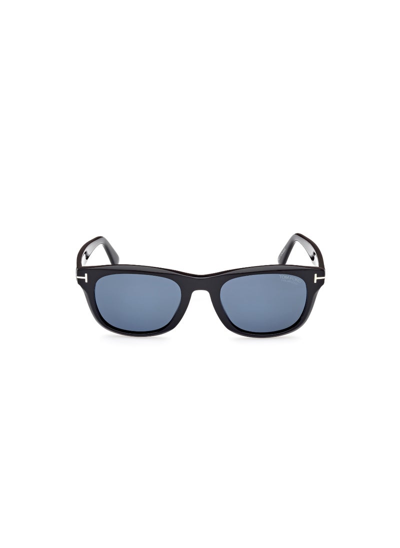 TOM FORD TOM FORD FULL RIM POLARIZED SQUARE MALE ACETATE SUNGLASSES FT107601M54  - Image 2