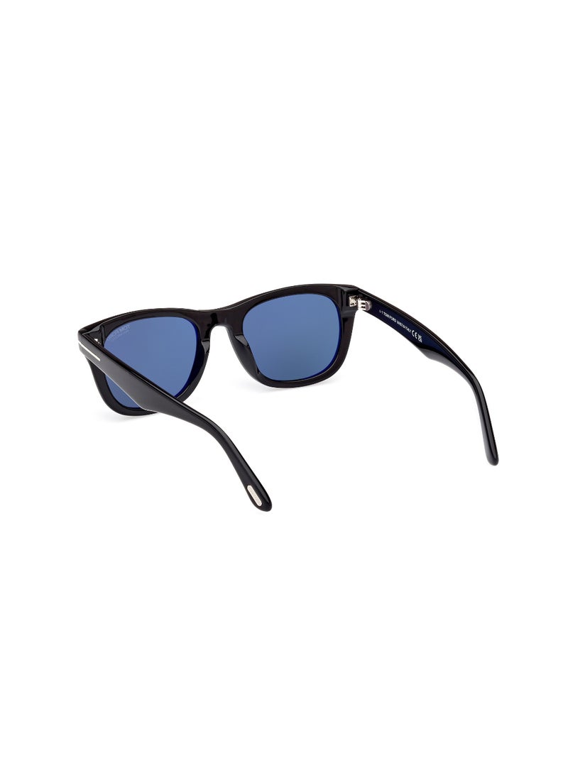 TOM FORD TOM FORD FULL RIM POLARIZED SQUARE MALE ACETATE SUNGLASSES FT107601M54  - Image 5