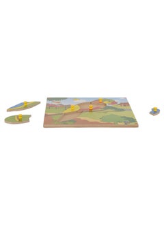 Skillofun Skillofun Wooden Theme Puzzle Standard Parrot Knobs, Multi Color  - Image 3