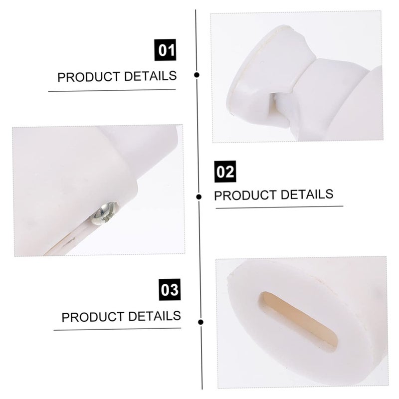 3 Pcs Plastic Radiator Towel Hooks Space Saving Wall Mounted Bathroom Shower Hangers - Image 5