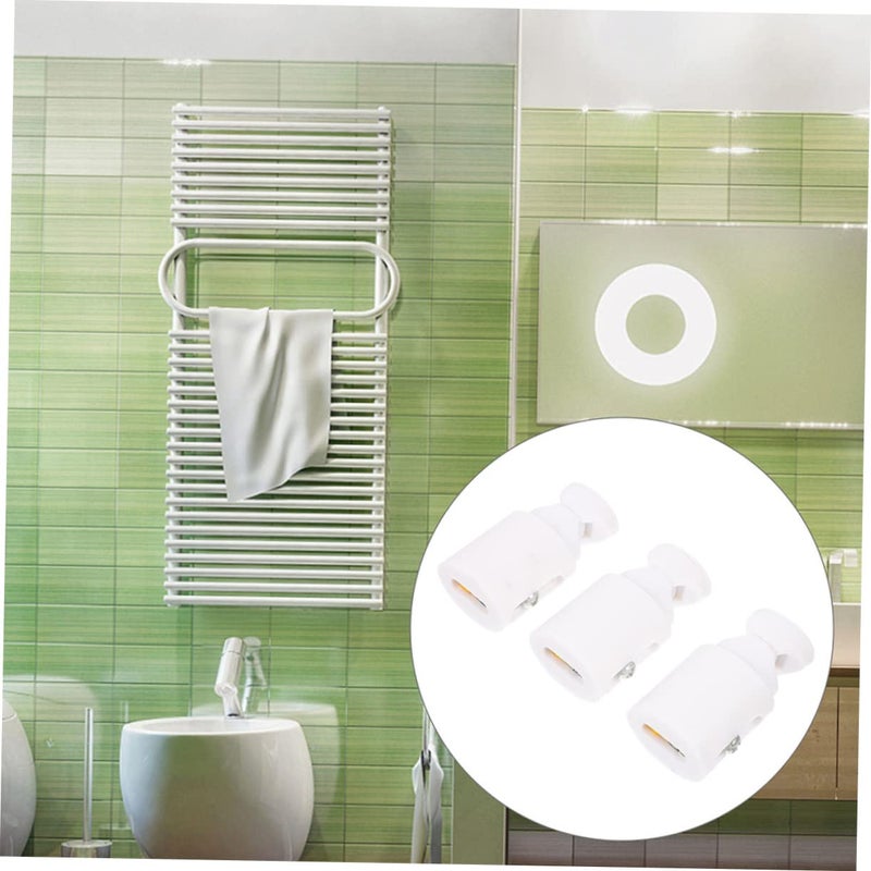 3 Pcs Plastic Radiator Towel Hooks Space Saving Wall Mounted Bathroom Shower Hangers - Image 3