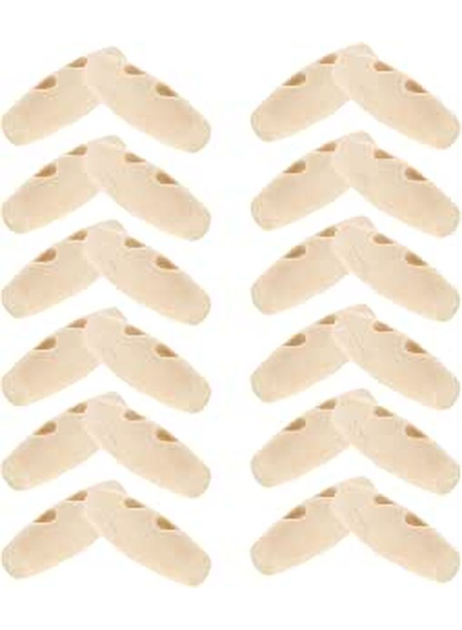 Balacoo 50pcs Wooden Toggle Buttons Two Hole Olive Shape For Sweaters And Overcoats Sewing Craft Accessories - Image 1