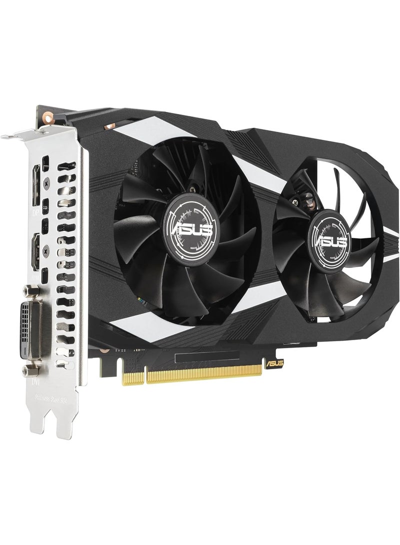 Dual GeForce RTX 3050 OC Edition Graphics Card, 6GB GDDR6 96-Bit Memory, 1537 MHz OC Boost Clock, 2304 CUDA Cores, 14 Gbps Memory Speed, PCI Express 4.0, OpenGL®4.6 | 90YV0K60-M0NA00 - Image 3