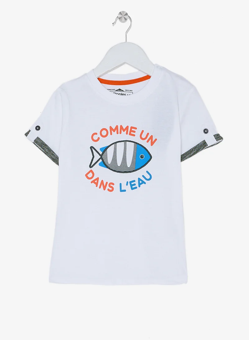 Ripples Boys Regular Fit Tee