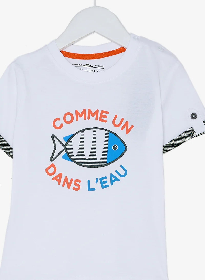 ريبلز مع نمشي Boys Regular Fit Tee