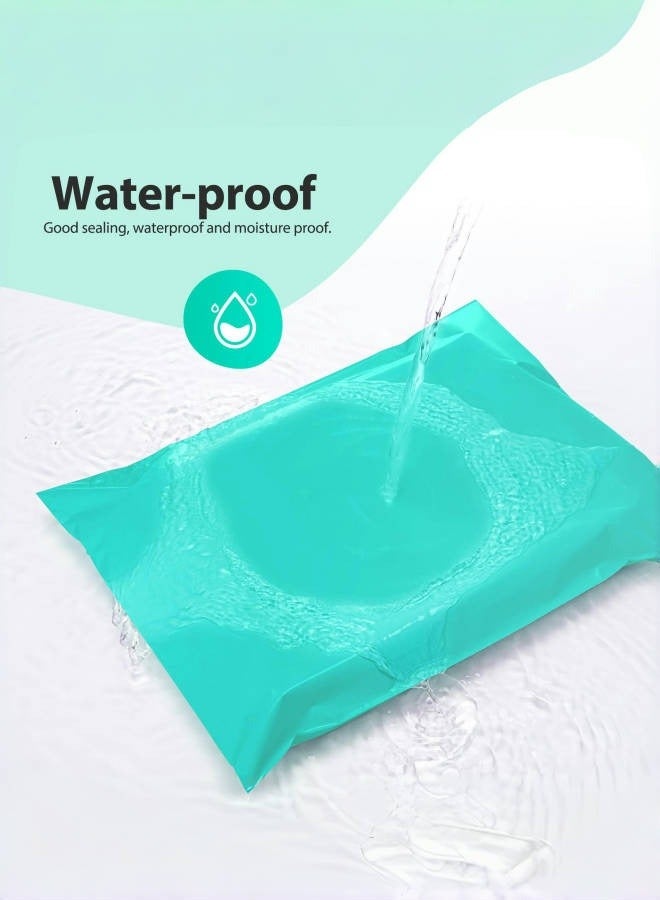 50 قطعة من أكياس الظرف البلاستيكية الخضراء مقاس 30 × 40 سم، أكياس شحن لاصقة قوية للملابس، حقيبة شحن لاصقة مقاومة للماء ومقاومة للتمزق للشركات الصغيرة والبوتيك - Image 2