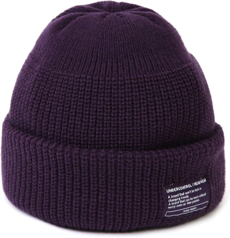 UNDERCONTROL Store Winter Trawler Fisherman Beanie Men Women Unisex Stylish Plain Docker Skull Hat Roll up Watch Cap Color Pack - Image 2