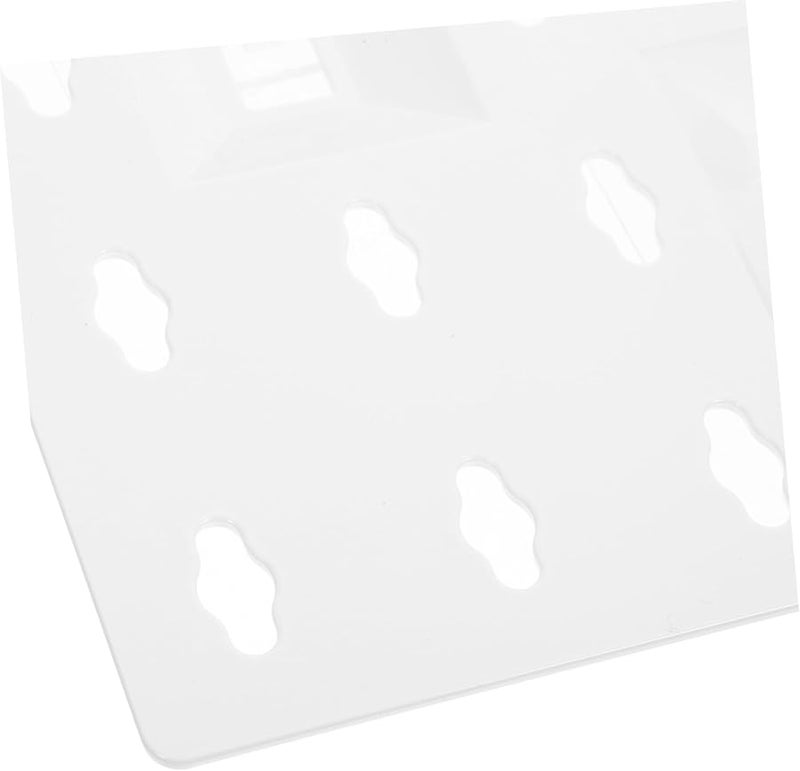 مجموعة منظف الحائط من اللوح الخشبي 16 × 24 بوصة لوحة تخزين بيضاء مثبتة على الحائط للمرآب والمطبخ - Image 5