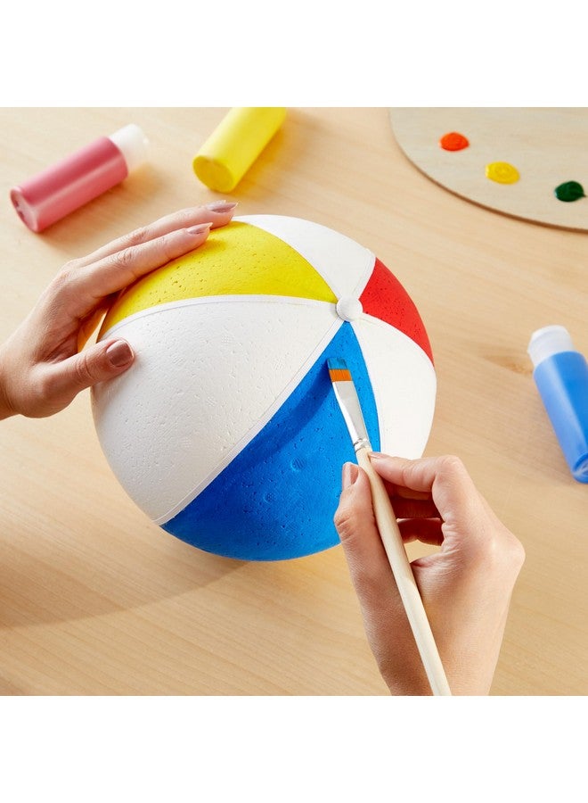 Juvale 2 Pack Large Foam Balls for Crafts, 7.5 Inch Solid Polystyrene Spheres for DIY Projects, Flower Centerpieces (White) - Image 2