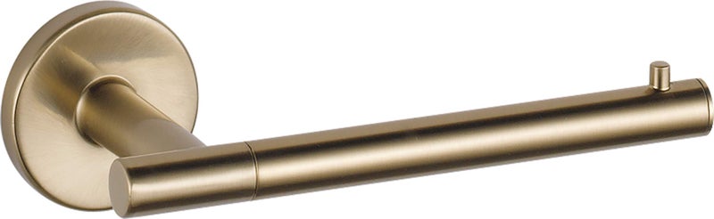 Delta Trinsic (1-Pack) Toilet Paper Holder Champagne Bronze Tissue Roll Holder for Bathroom Organization and Storage Single Post Toilet Tissue Holder Wall Bathroom Accessories 75950-CZ - Image 1