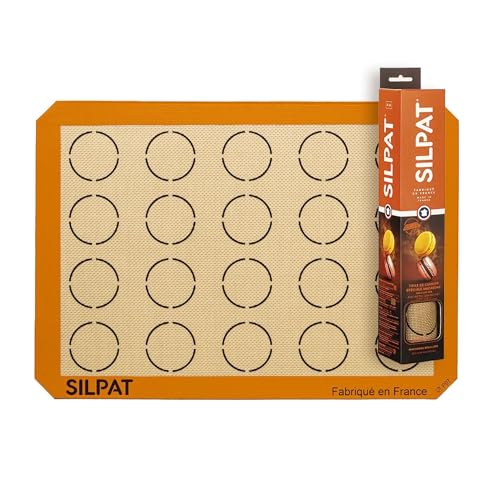 Silpat The Original Perfect Macaron Non-Stick Silicone Baking Mat, 11-5/8" x 16-1/2" - Image 1