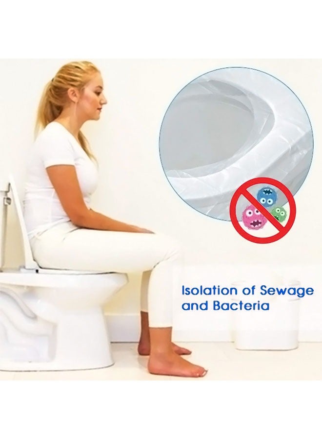 YelaJoy Travel Disposable Toilet Seat Cover, Waterproof Portable Toilet Pad, Individually Packaged, Suitable For Pregnant Mothers And Everyone, (50 Pcs) - Image 3