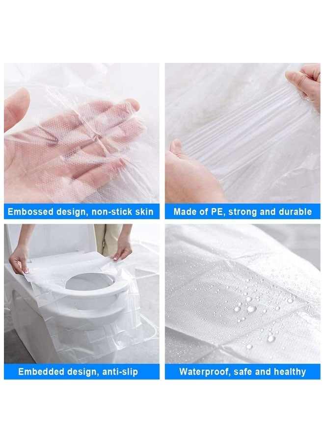 YelaJoy Travel Disposable Toilet Seat Cover, Waterproof Portable Toilet Pad, Individually Packaged, Suitable For Pregnant Mothers And Everyone, (50 Pcs) - Image 2