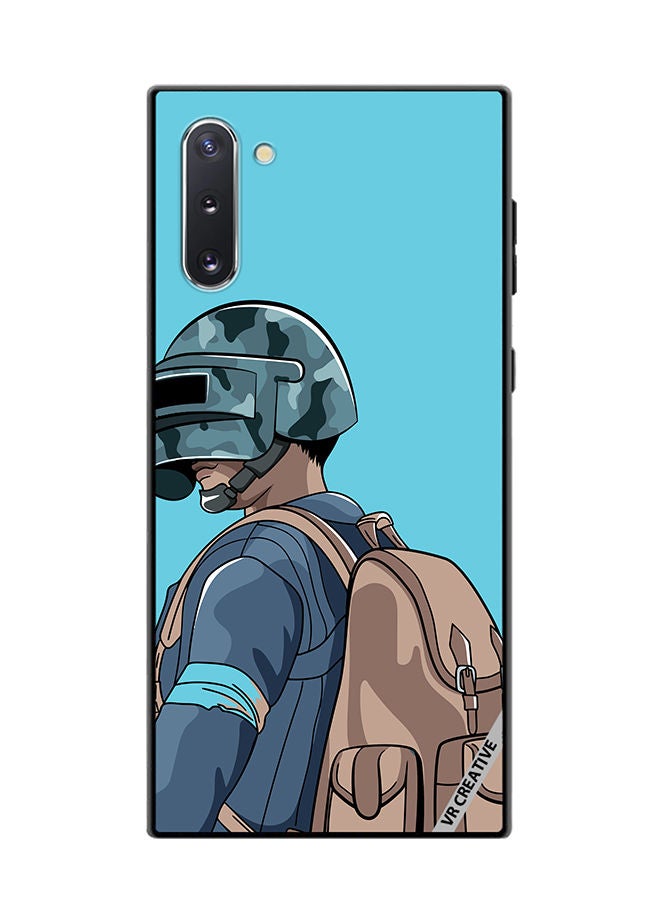 VR CREATIVE Protective Case Cover For Samsung Galaxy Note10 5G Helmet And In Military Uniform Design Multicolour  - Image 1