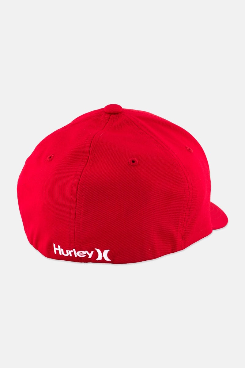 Hurley Men Brand Logo Cap, Red  - Image 2