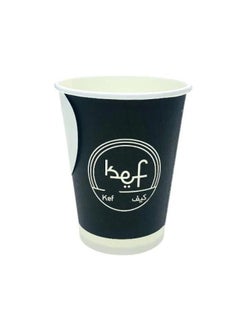 Kef 8 oz Paper Tea Cups with Handle 50 Cups 