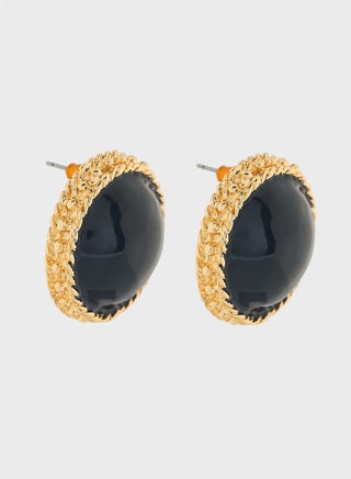 Stone Stud Earrings