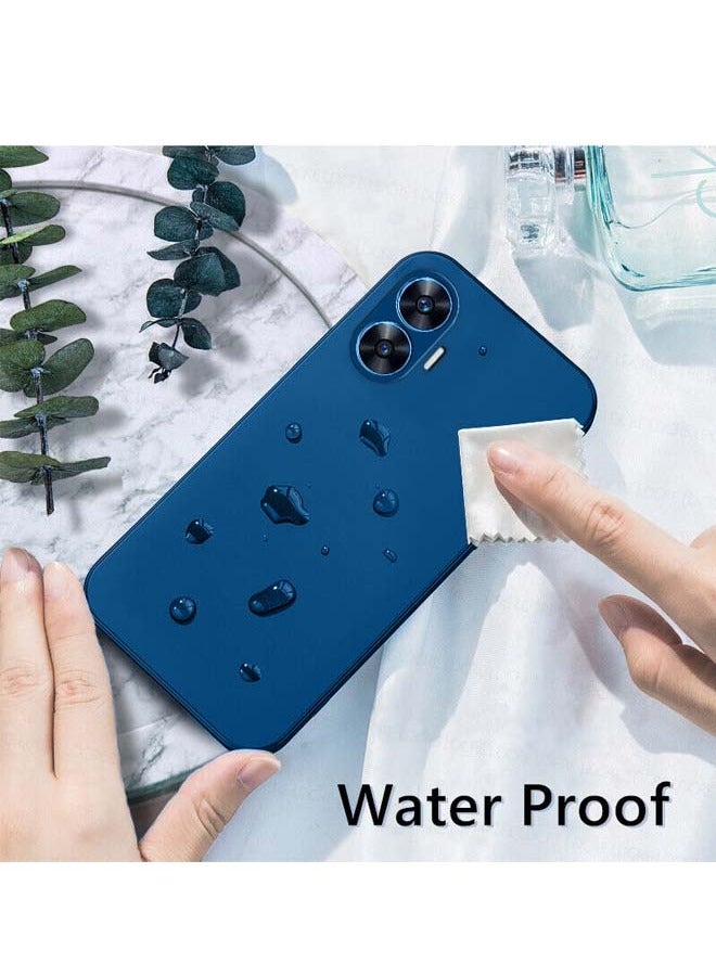 Techie Stylish TPU Silicone Back Cover Case for Realme C55 – Slim Fit Design, Smooth and Soft – Navy Blue - Image 5