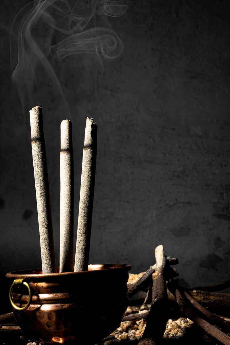 Swaha Candy Loban Stick (Set of 10), Long Lasting Earthy Fragrance Incense Sticks - Pack of 1 - Image 2