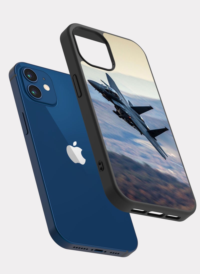 PXLAAT iPhone 12 case cover F-15 Eagle Aircraft - Image 2