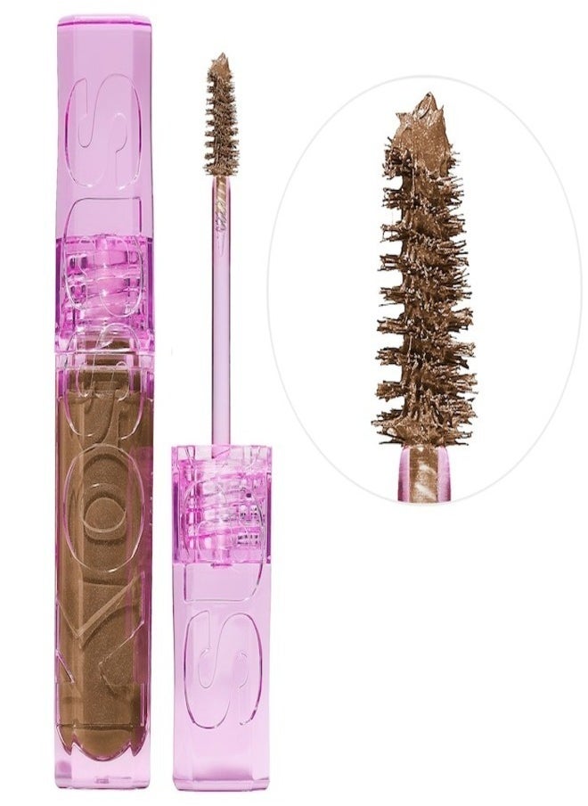 Kosas - Kosas Air Brow Tinted Clean Volumizing Eyebrow Gel 3.7g - Soft Brown - Light Brown/Dark Blonde Full, Fluffy & Defined Brows - Image 1