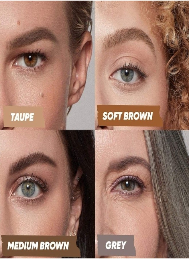 Kosas - Kosas Air Brow Tinted Clean Volumizing Eyebrow Gel 3.7g - Soft Brown - Light Brown/Dark Blonde Full, Fluffy & Defined Brows - Image 1