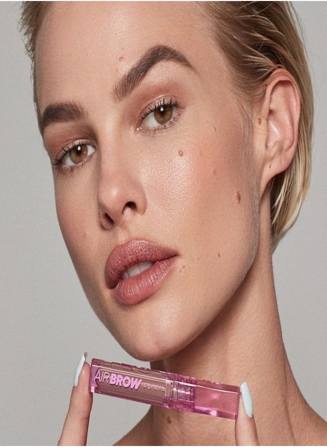 Kosas - Kosas Air Brow Tinted Clean Volumizing Eyebrow Gel 3.7g - Soft Brown - Light Brown/Dark Blonde Full, Fluffy & Defined Brows - Image 1