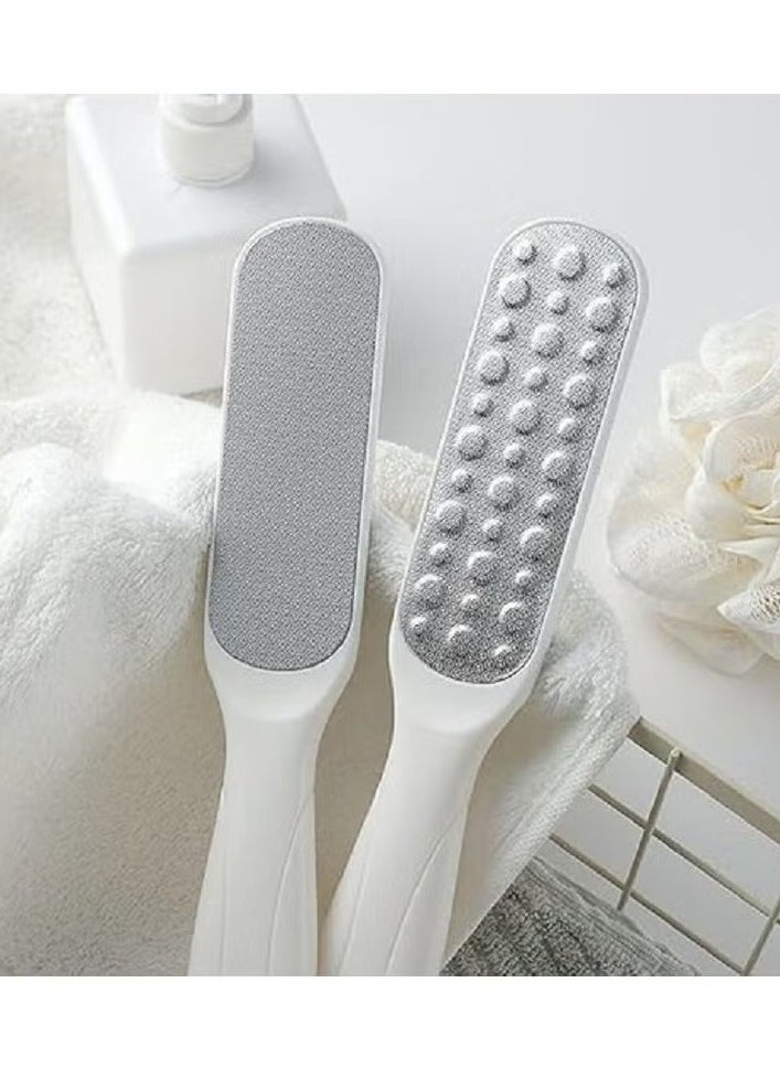 Generic - Double-Sided Foot File – Dead Skin and Callus Remover for Cracked Heels Rough & Smooth Surfaces for Exfoliating and Polishing – Wet or Dry Use Professional Pedicure Tool – 1 Piece in Random Color – Instant Smooth Results - Image 1