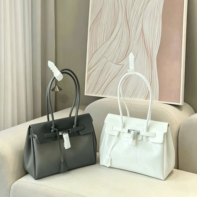 Clear TPU Jelly Tote Bag with Studs - Image 3