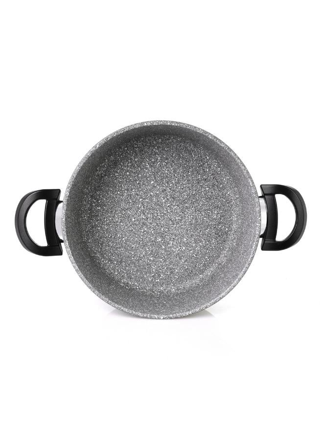 كوك ان عبود وعاء طهي من الجرانيت الحيوي مع غطاء من الزجاج والسيليكون - Image 2