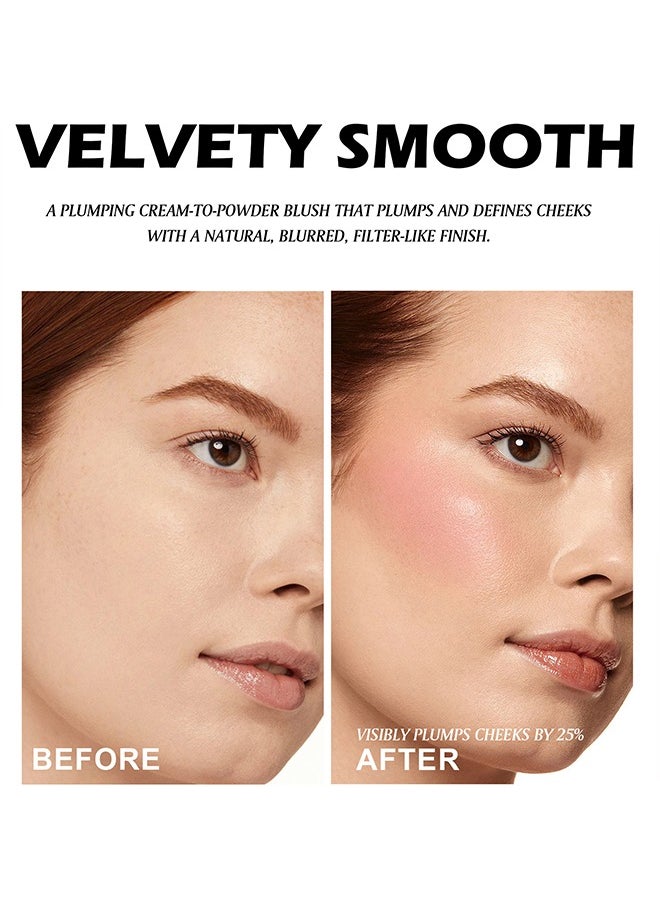 HelloKiss Tint Trio Wonder-3 In 1 Blush+Lip，Color palette, multi-colored blush paste lip paste Strawberry plate  - Image 5