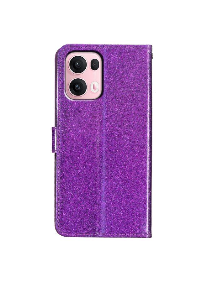 S-TOP Case For OPPO Reno13 Pro Global Glitter Powder Flip Leather Phone Case - Image 3