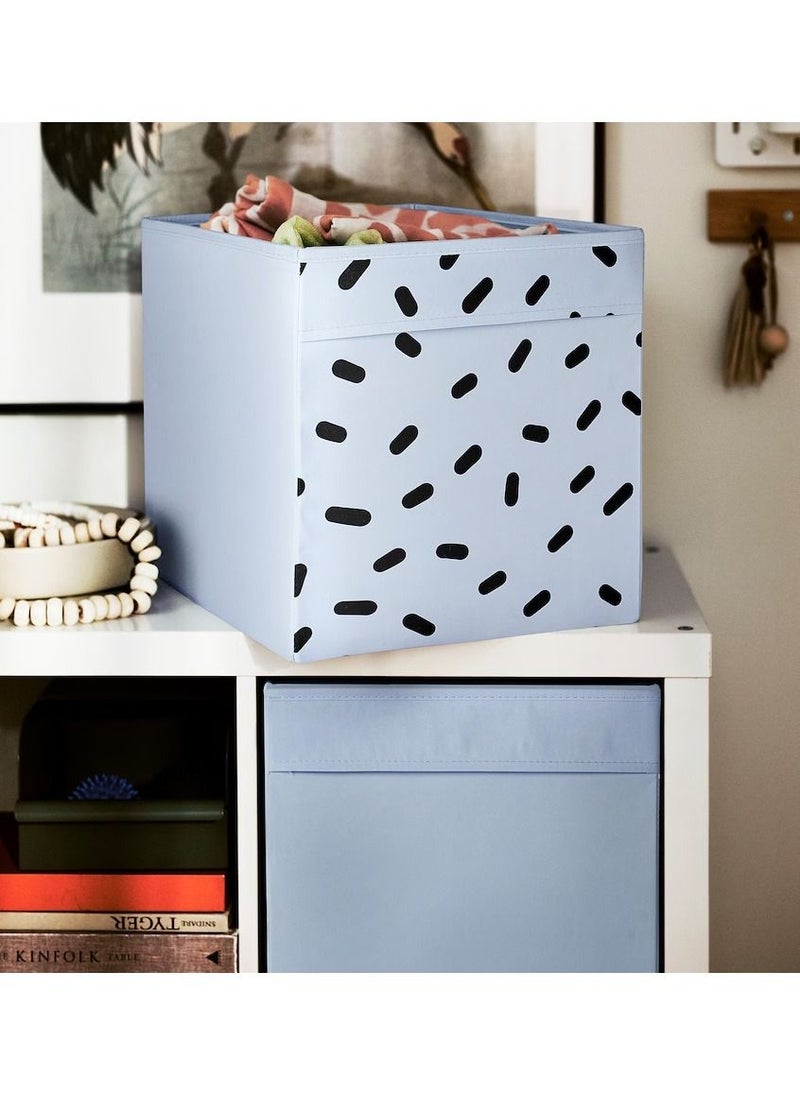 Generic Box, blue/black patterned, 33x38x33 cm  - Image 4