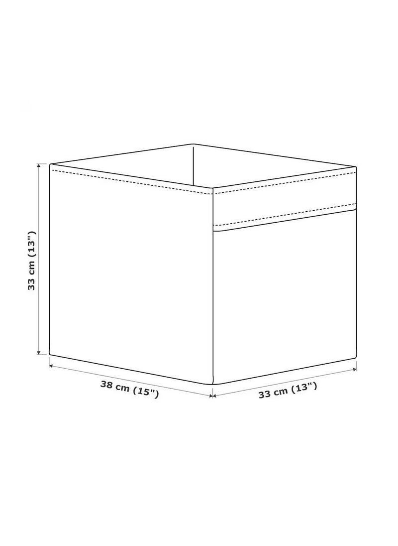 Generic Box, blue/black patterned, 33x38x33 cm  - Image 5