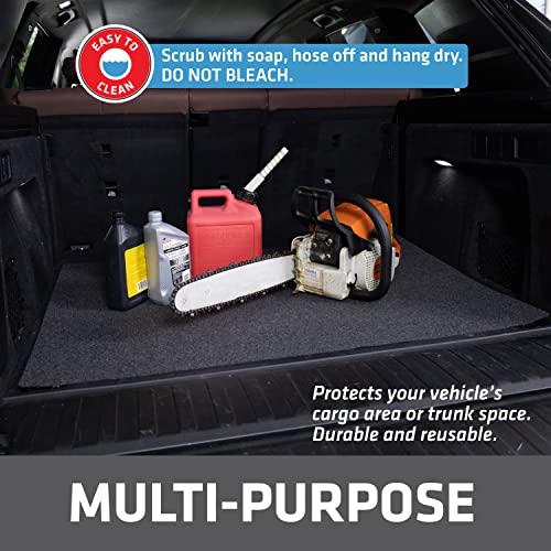 Drymate Oil Spill Mat (29" x 36"), Premium Absorbent Oil Pad, Reusable, Washable, Durable, Waterproof Backing Contains Liquids, Protects Garage Floor Surface (USA Made) - Image 5