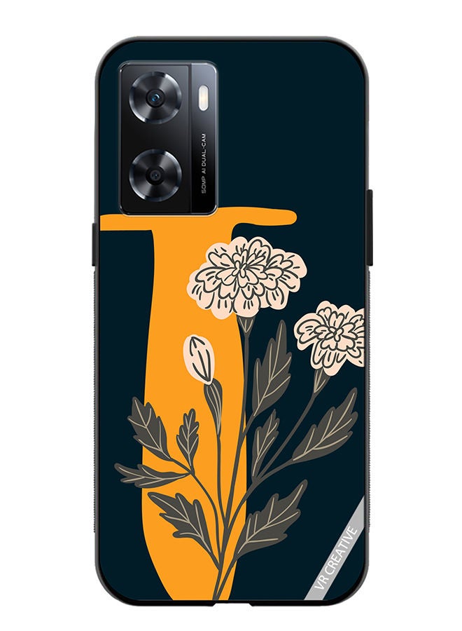 VR CREATIVE Protective Case Cover For OnePlus Nord N20 SE Alphabet T Design Multicolour - Image 1
