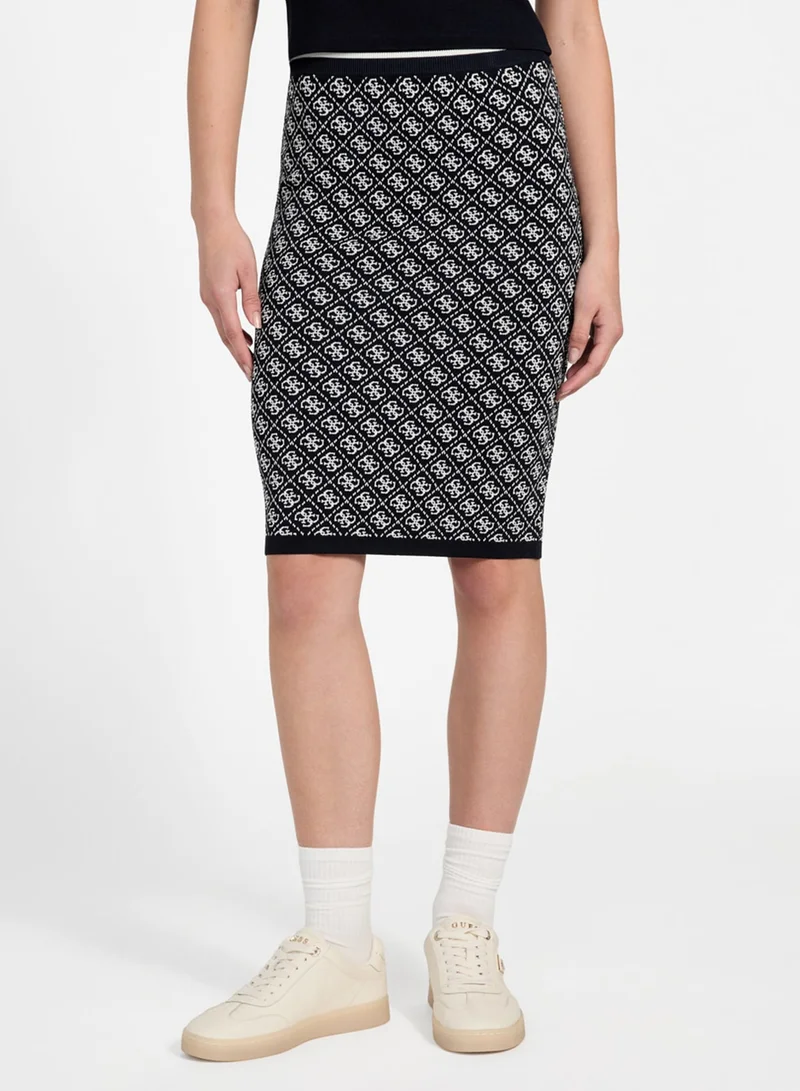 جس Lise High Waist 4G Skirt