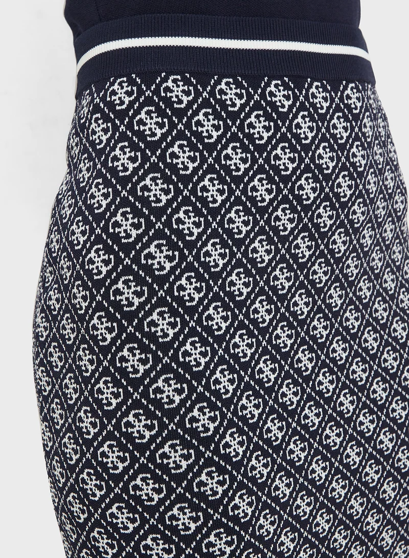 GUESS Lise High Waist 4G Skirt